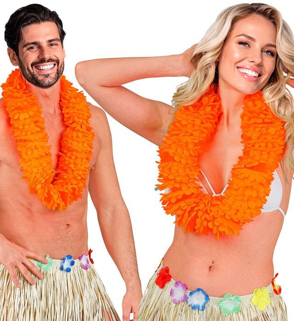 Hawaii Krans Oranje van Widmann koop je bij Partywinkel