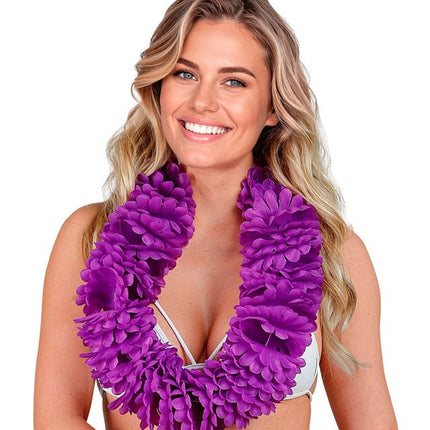 Hawaii Krans Paars van Widmann koop je bij Partywinkel