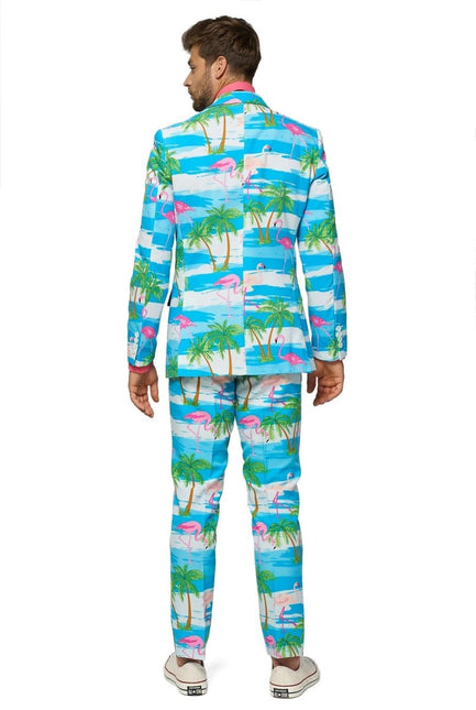 Hawaii Pak Heren Flamingo van OppoSuits koop je bij Partywinkel