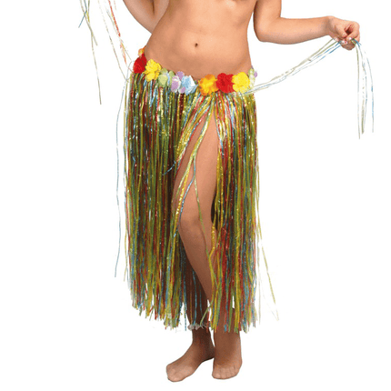 Hawaii Rok Bloemen Gekleurd 75cm van Fiestas Guirca koop je bij Partywinkel