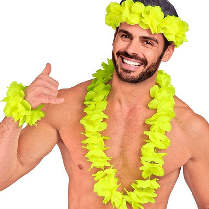 Hawaii Set Geel van Widmann koop je bij Partywinkel