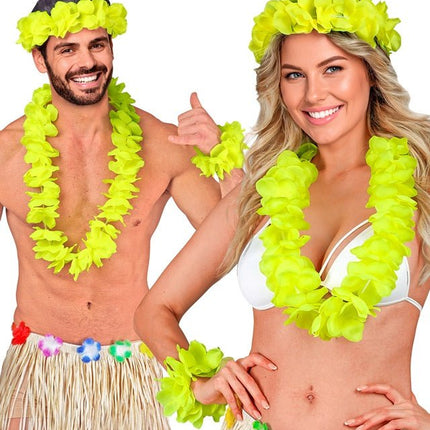 Hawaii Set Geel van Widmann koop je bij Partywinkel