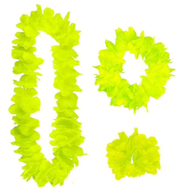 Hawaii Set Geel van Widmann koop je bij Partywinkel