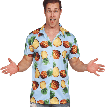 Hawaii Shirt Ananassen van Fiestas Guirca koop je bij Partywinkel