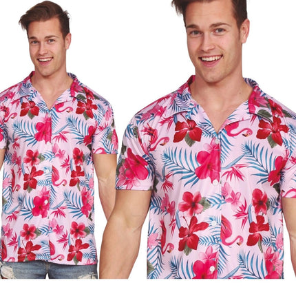 Hawaii Shirt Flamingo van Fiestas Guirca koop je bij Partywinkel