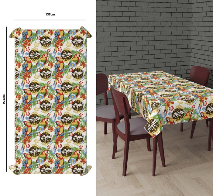 Hawaii Tafelkleed Aloha 2,74m van Fiestas Guirca koop je bij Partywinkel