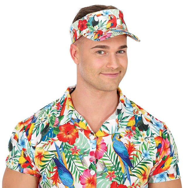 Hawaii Zonneklep van Fiestas Guirca koop je bij Partywinkel