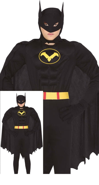 Helden Kostuum Tiener Zwart 14/16 jaar van Fiestas Guirca koop je bij Partywinkel