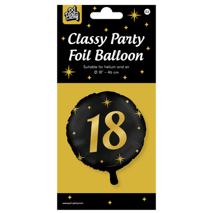 Helium Ballon 18 Jaar Leeg 30cm van Paper Dreams koop je bij Partywinkel