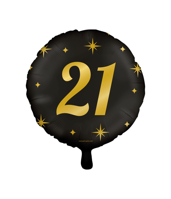 Helium Ballon 21 Jaar Leeg 30cm van Paper Dreams koop je bij Partywinkel