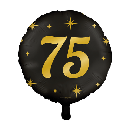 Helium Ballon 75 Jaar Leeg 30cm van Paper Dreams koop je bij Partywinkel