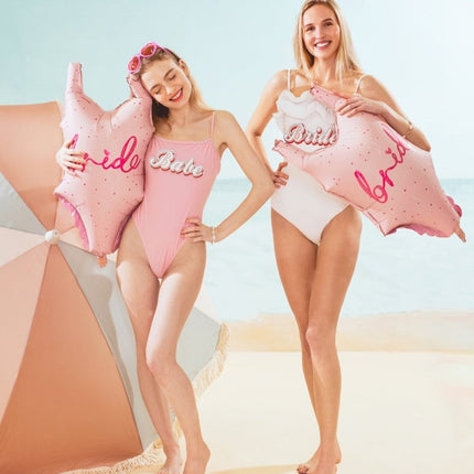 Helium Ballon Badpak Bride Leeg 68cm van Partydeco koop je bij Partywinkel