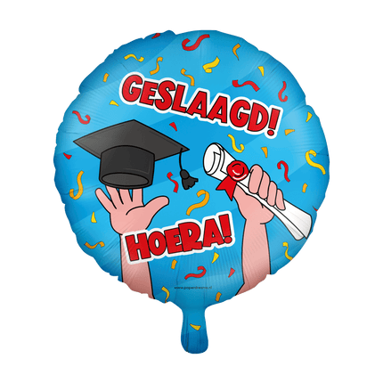 Helium Ballon Geslaagd Leeg 30cm van Paper Dreams koop je bij Partywinkel