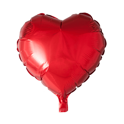 Helium Ballon Hart 45cm leeg van WeFiesta koop je bij Partywinkel