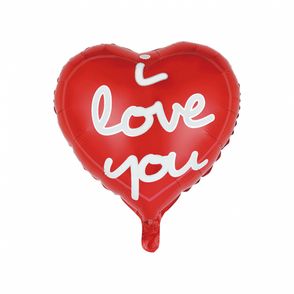 Helium Ballon Hart I Love You 45cm leeg van WeFiesta koop je bij Partywinkel