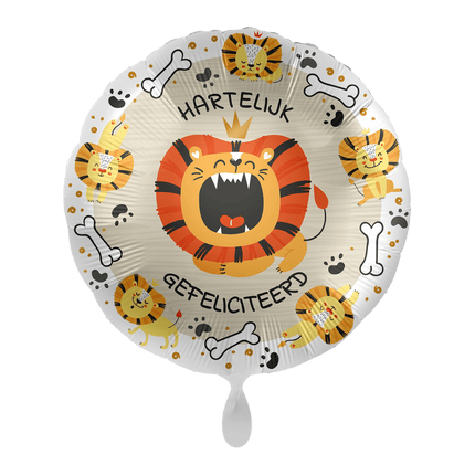 Helium Ballon Hartelijk Gefeliciteerd van Premioloon koop je bij Partywinkel