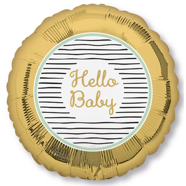 Helium Ballon Hello Baby Leeg 43cm van Anagram koop je bij Partywinkel