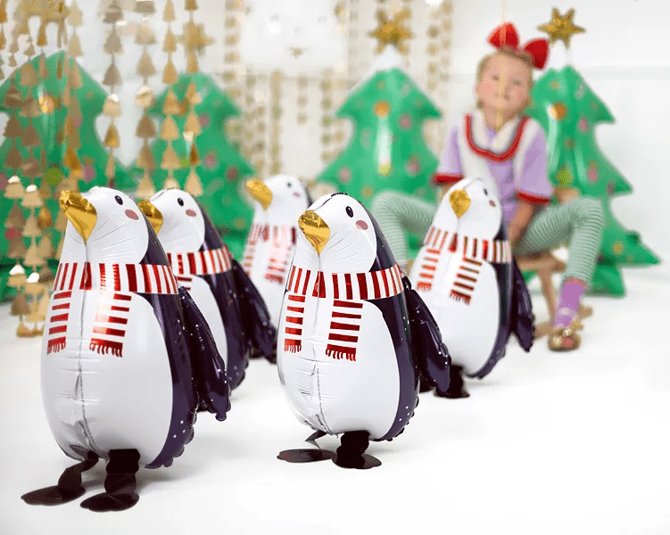 Helium Ballon Pinguin Leeg 42cm van Partydeco koop je bij Partywinkel