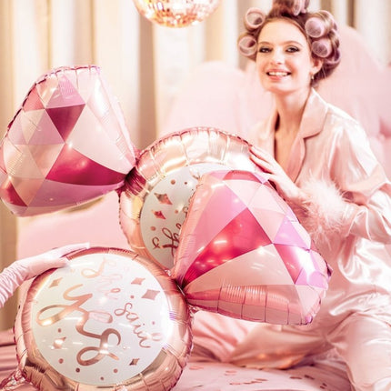 Helium Ballon Ring Leeg 72cm van Partydeco koop je bij Partywinkel