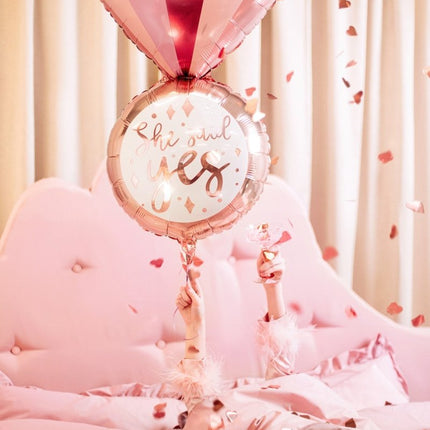 Helium Ballon Ring Leeg 72cm van Partydeco koop je bij Partywinkel