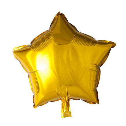 Helium Ballon Ster Goud 45cm leeg van WeFiesta koop je bij Partywinkel