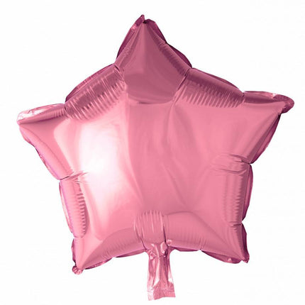 Helium Ballon Ster Lichtroze 46cm leeg van WeFiesta koop je bij Partywinkel
