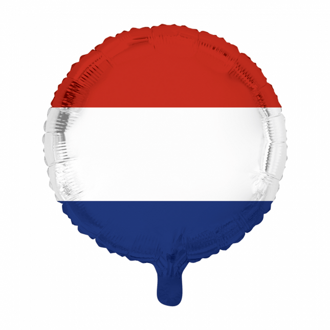 Helium Ballon Vlag Nederland 45cm leeg van WeFiesta koop je bij Partywinkel