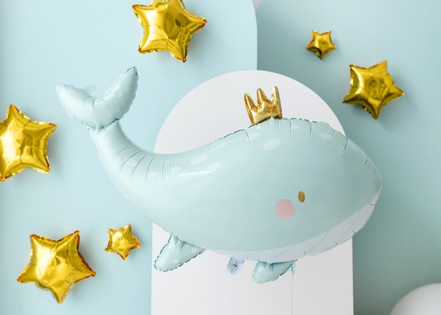 Helium Ballon Walvis Leeg 78cm van Partydeco koop je bij Partywinkel
