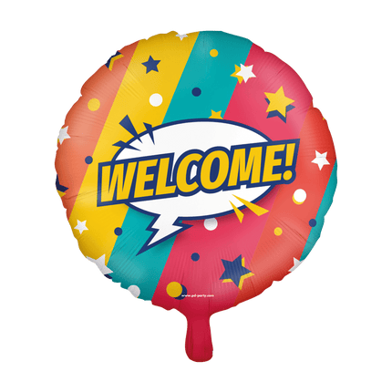 Helium Ballon Welcome Leeg 30cm van Paper Dreams koop je bij Partywinkel