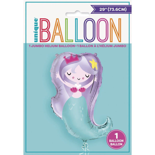 Helium Ballon Zeemeermin 74cm leeg van Unique koop je bij Partywinkel