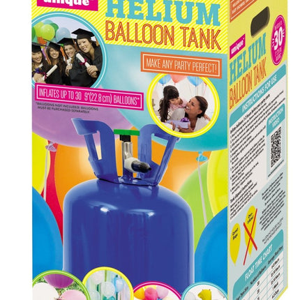 Helium Tank met 30 Ballonnen en Lint van Partywinkel koop je bij Partywinkel