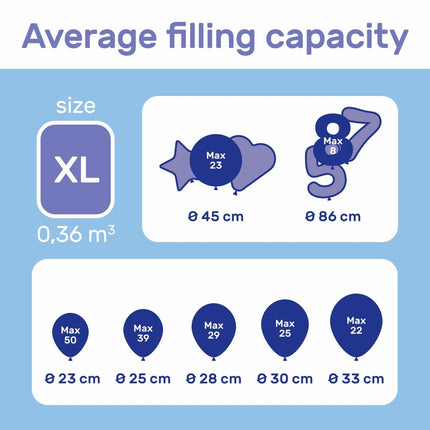 Helium Tank Voor 50 Ballonnen van Partywinkel koop je bij Partywinkel