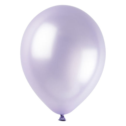 Lavendelkleurige Parelballonnen 30cm 50st