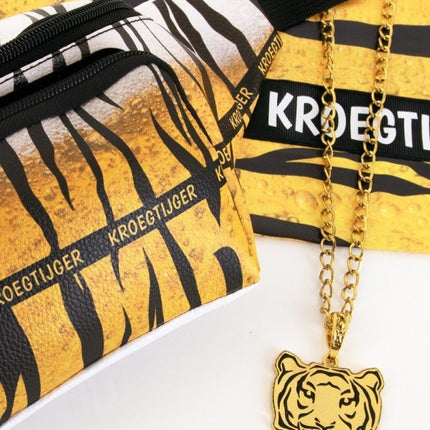 Heuptasje Tijgerprint Kroegtijger van PartyXplosion koop je bij Partywinkel