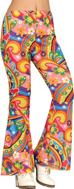 Hippie 60S Broek Dames van Fiestas Guirca koop je bij Partywinkel