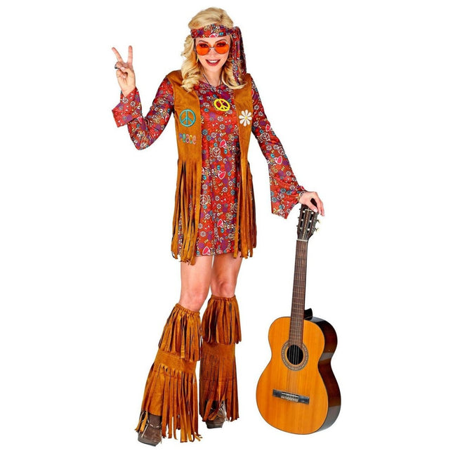 Hippie 60S Kostuum Dames van Widmann koop je bij Partywinkel