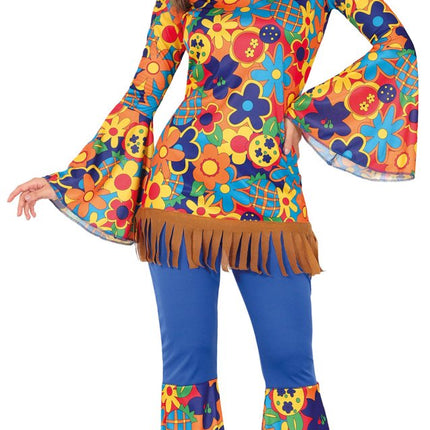 Hippie 60S Kostuum Dames Bloemen 3 delig van Fiestas Guirca koop je bij Partywinkel