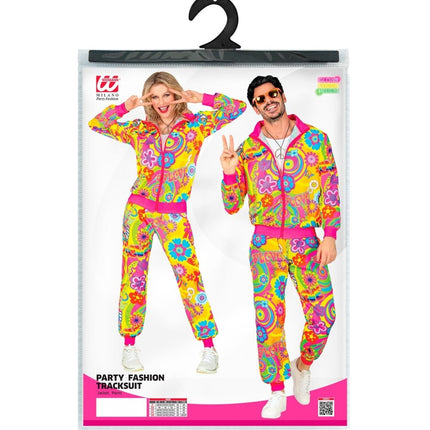 Hippie 60S Trainingspak Fout Gekleurd van Widmann koop je bij Partywinkel