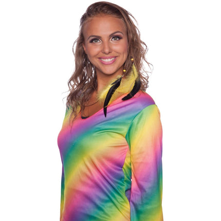 Hippie Haar Accessoire Veren van Folat koop je bij Partywinkel