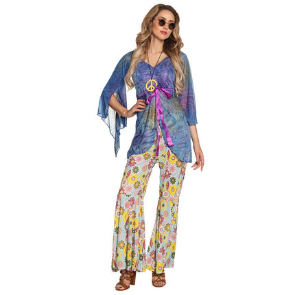 Hippie Kostuum Dames Flowers van Boland koop je bij Partywinkel
