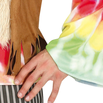 Hippie Kostuum Heren Gekleurd van Fiestas Guirca koop je bij Partywinkel