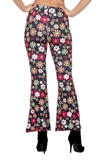 Hippie 60S Broek Bloemen van Wilbers & Wilbers koop je bij Partywinkel