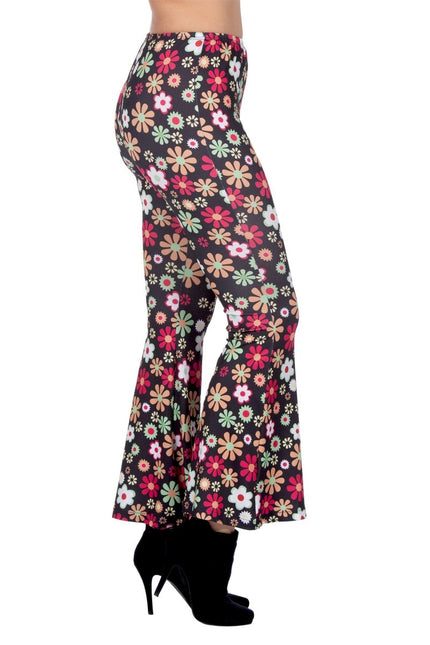 Hippie 60S Broek Bloemen van Wilbers & Wilbers koop je bij Partywinkel