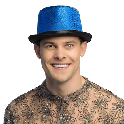 Hoed Caprice blauw van Boland koop je bij Partywinkel