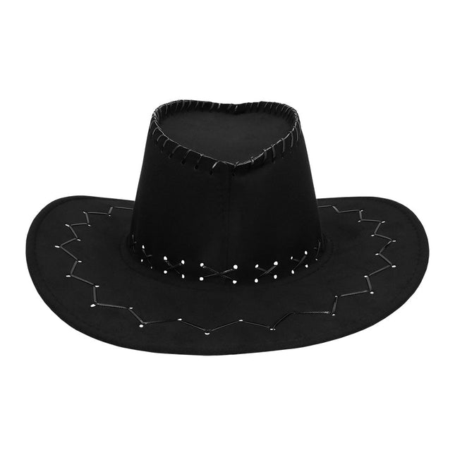 Hoed cowboy Savanne zwart van Boland koop je bij Partywinkel