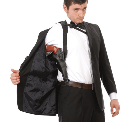 Holster Revolver Zwart van Fiestas Guirca koop je bij Partywinkel