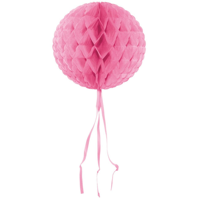 Honeycomb Bal Lichtroze Franje 30cm van Folat koop je bij Partywinkel
