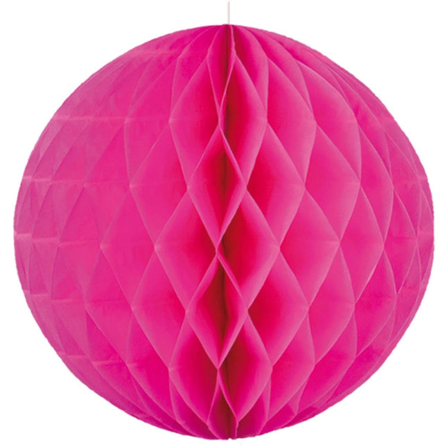 Honeycomb Bal XL Fuchsia 50cm van Folat koop je bij Partywinkel