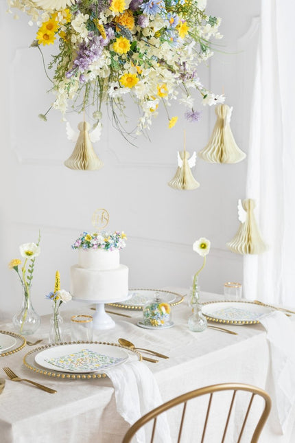 Honeycomb Engel 24cm van Partydeco koop je bij Partywinkel