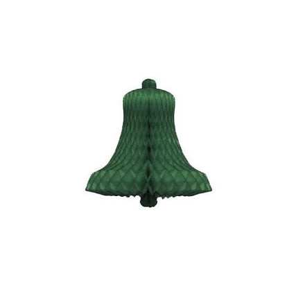 Honeycomb Kerstklok Groen 28cm 2st van Haza Witbaard koop je bij Partywinkel
